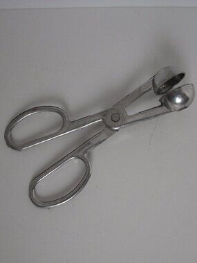 vintage melon baller tongs